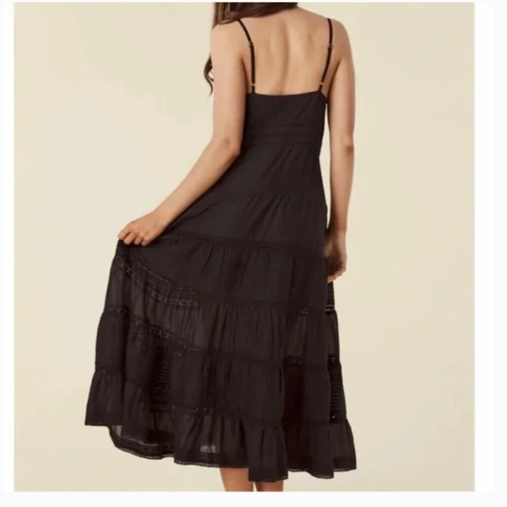 Spell Organic Cotton Dove Lace Strappy Dress XS - Picture 6 of 13